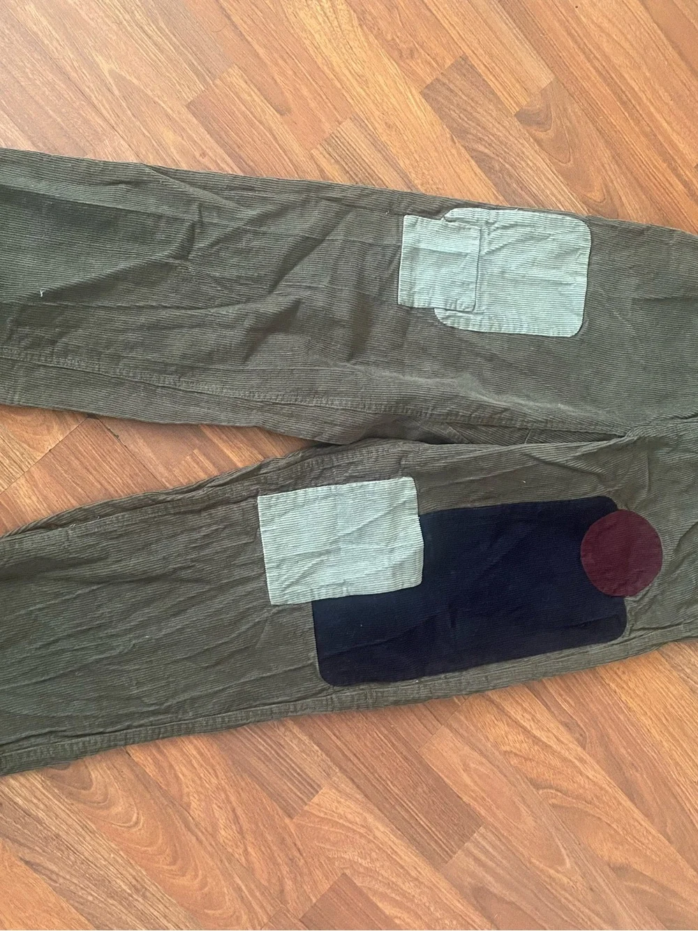 Brain dead patchwork corduroy pants size xxs mens - Picture 2 of 4